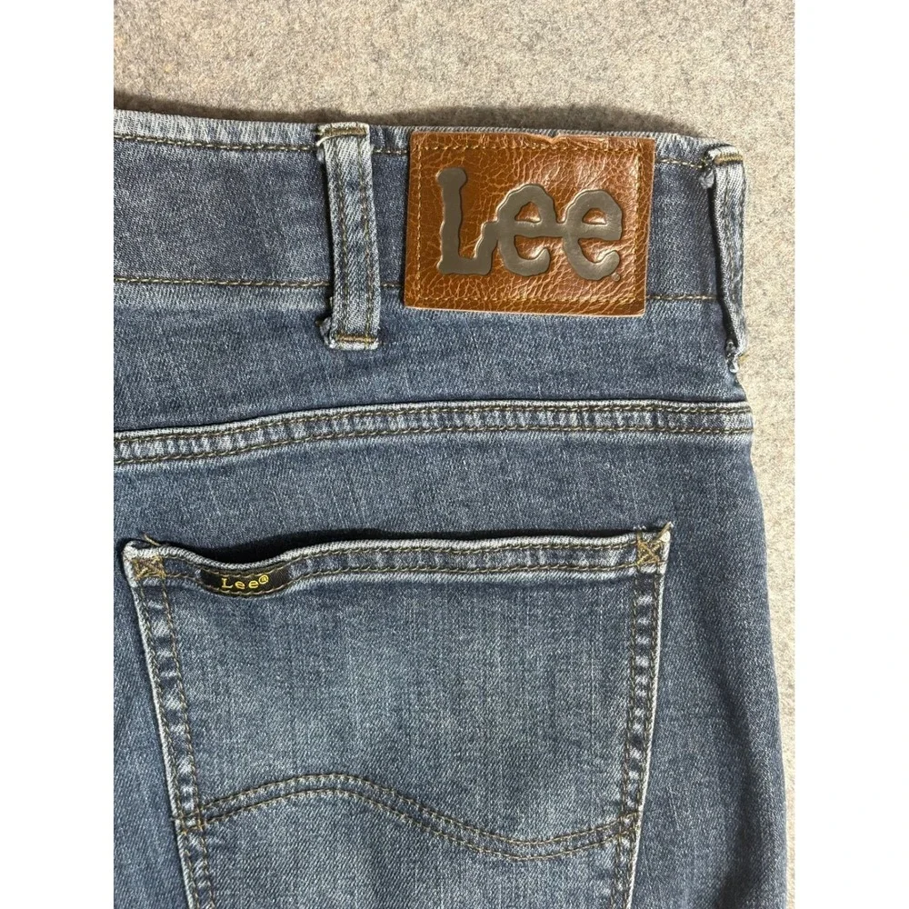 Lee‎ Extreme Motion Mens Jeans Tapered Leg Dark Wash Denim Size 32x30